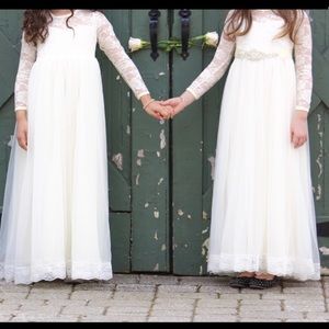 Just Couture 💎 lace dress sz 140 (girls 7/8)